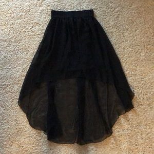 High low skirt